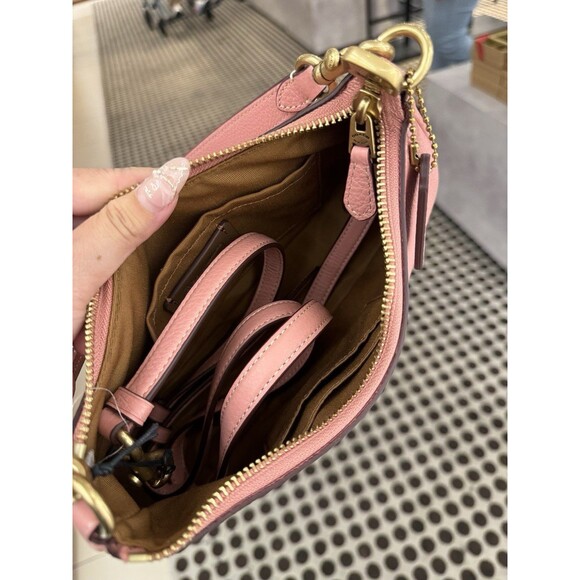 Disney X Coach CM858 Teri Shoulder Bag Ice Skate Motif Blush Multi Crossbody NWT - Picture 12 of 16